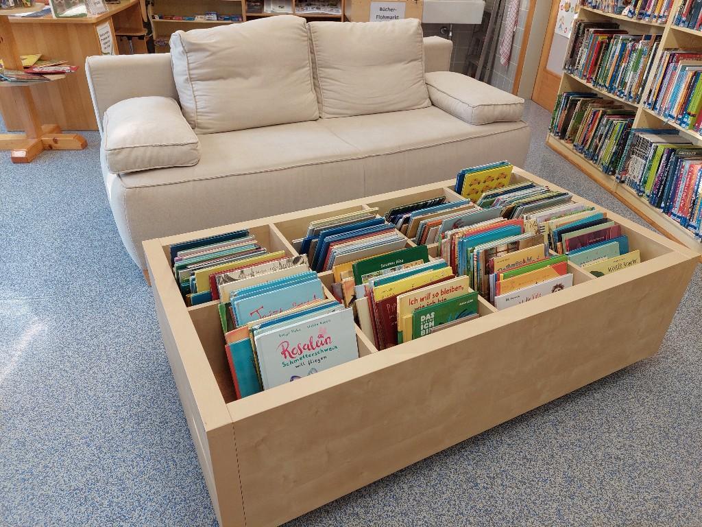 Innenansicht - Öffentliche Bücherei und Zentrale Schulbibliothek St. Anna am Aigen